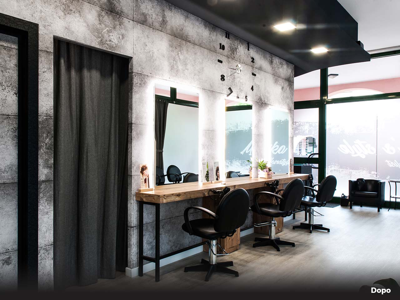 Riqualificazione generale salone parrucchieri - Battaglia Terme (PD)